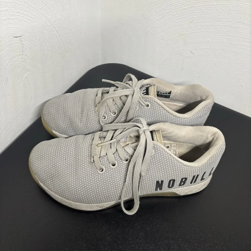 Nobull Superfabric‎ Trainers Women's 7 Men's 5.5 Gym Workout Shoes Gray Sneakers